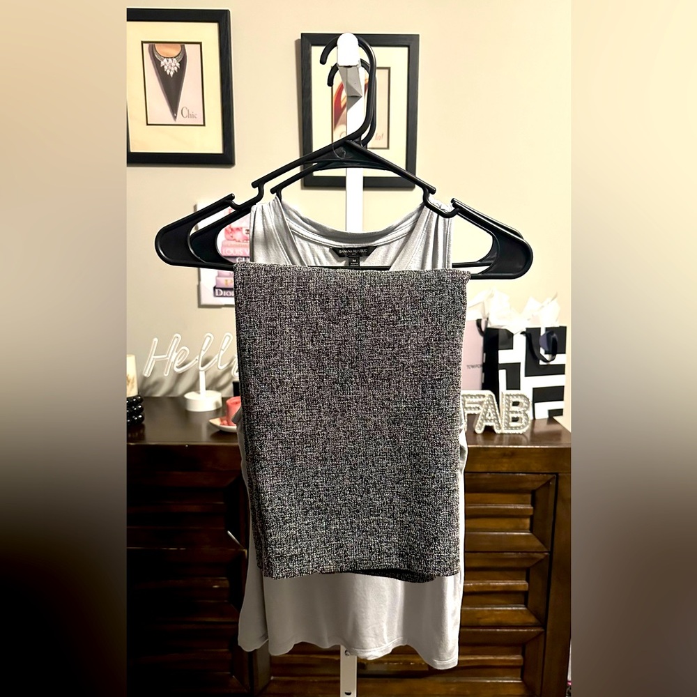 Van Heusen & Banana Republic/Skirt and Top Duo